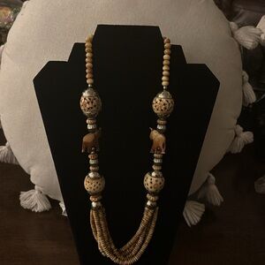 Elephants designer necklace.  RN0002